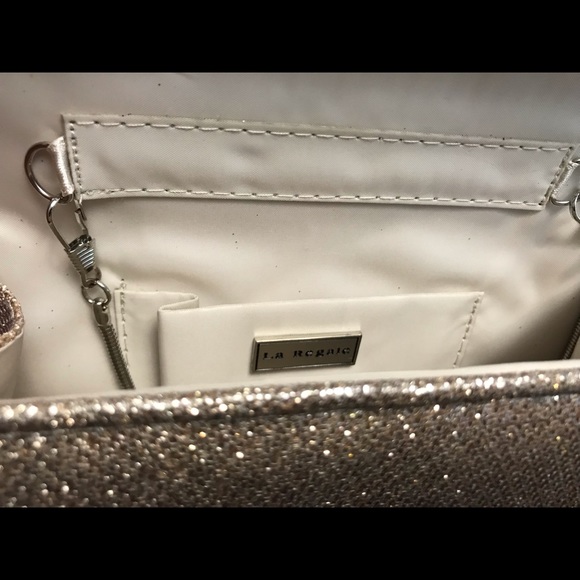 La Regale Sparkle Jacquard Clutch - Picture 3 of 6